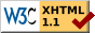Sito conforme alle specifiche XHTML 1.1